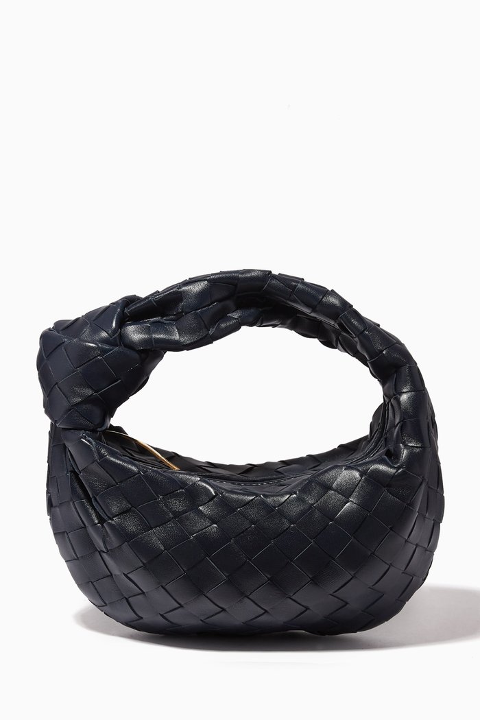 

The Mini Jodie Bag in Intrecciato Nappa, Blue