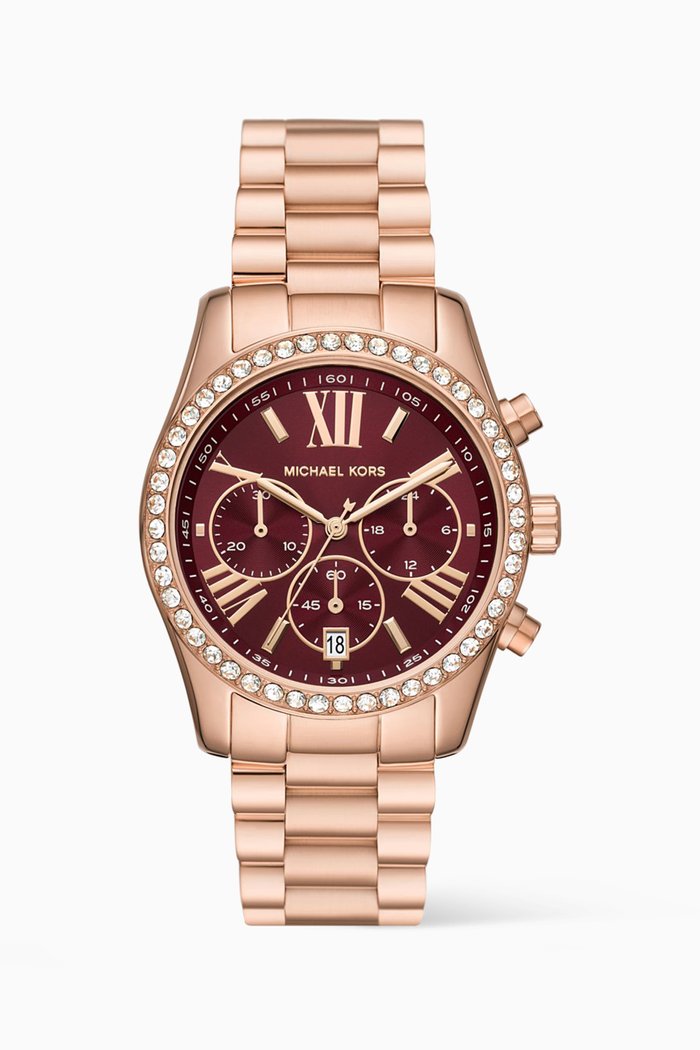 Lexington Chrono Watch, Rose gold