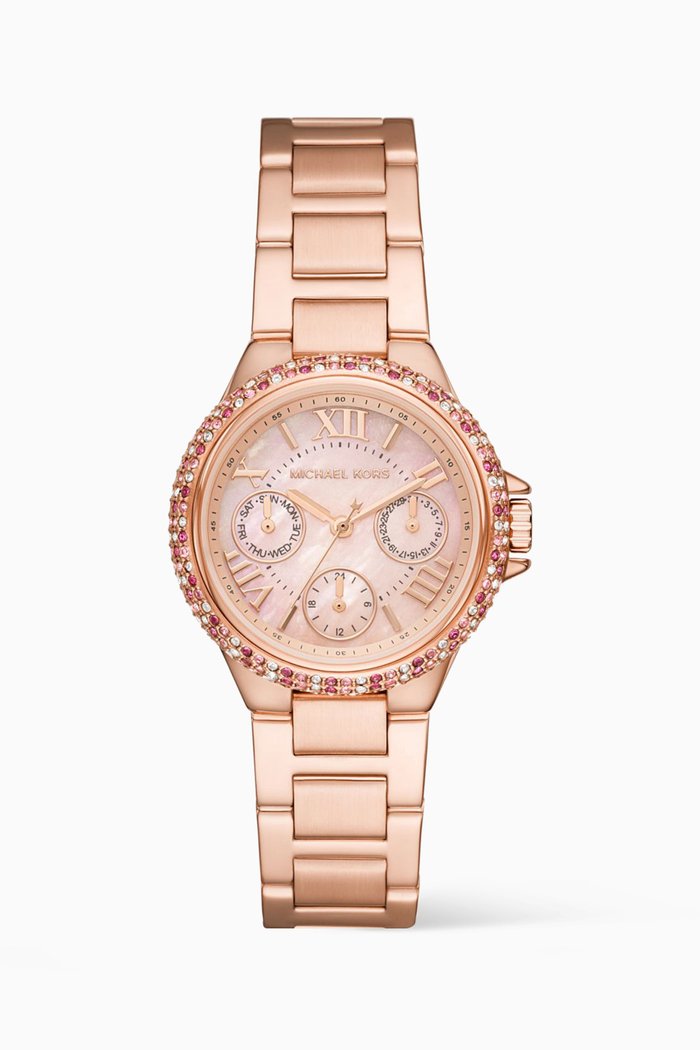 Camillle Chrono Watch, Rose gold