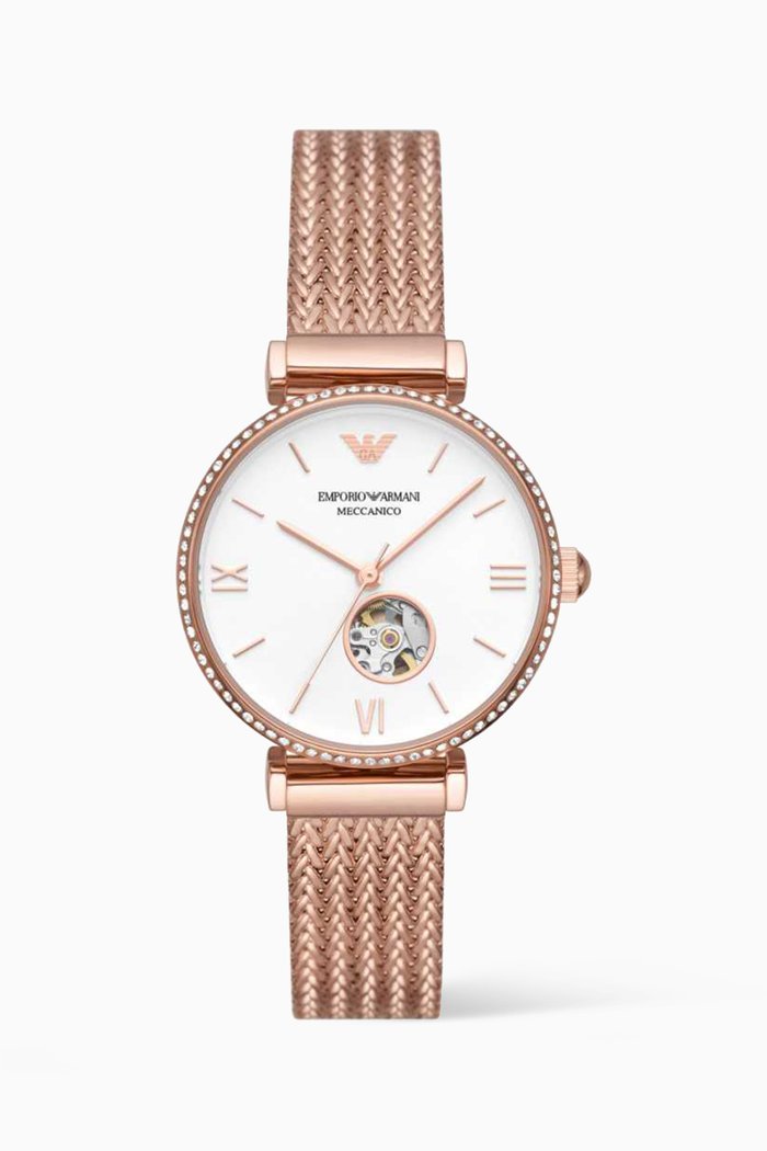 

Gianni Automatic Watch, 34mm, Rose gold