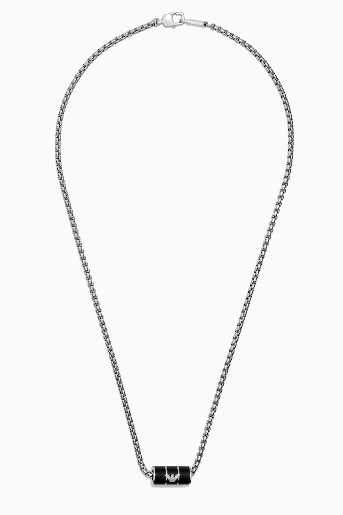 

Essential Necklace in Steel, Silver