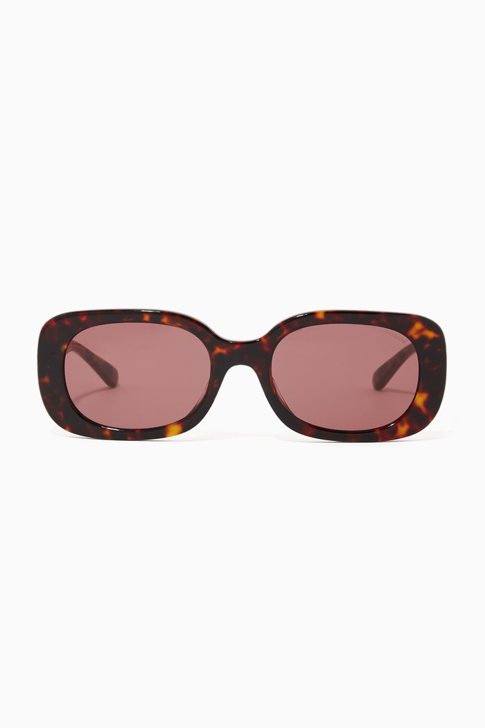 

Oval Sunglasses in Acetate, Green