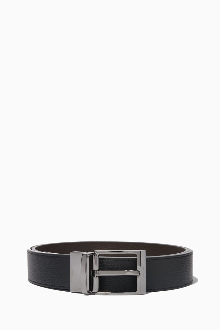 

Shiff Reversible Belt in Leather, Black