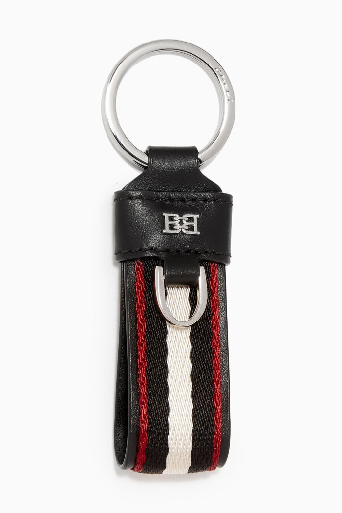 

Baronn.Tsp Keychain in Calf Leather, Black