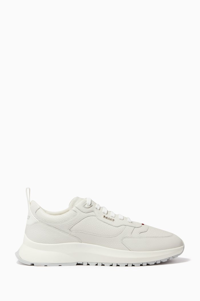 

Dave Sneakers in Calf Leather, White