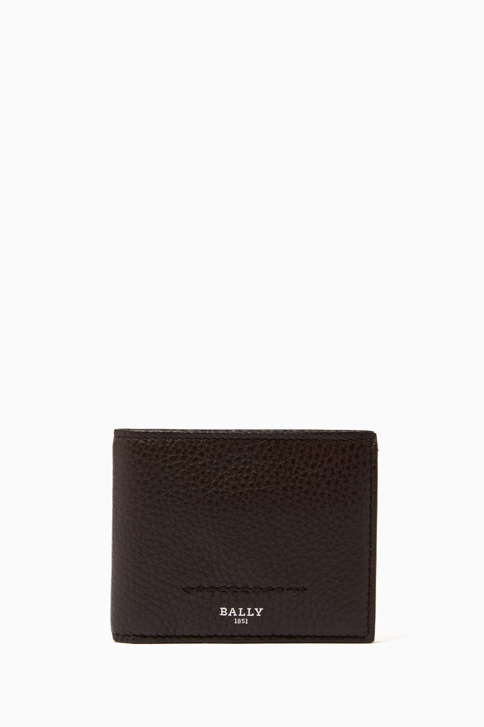 

Scevye Bifold Wallet in Leather, Brown