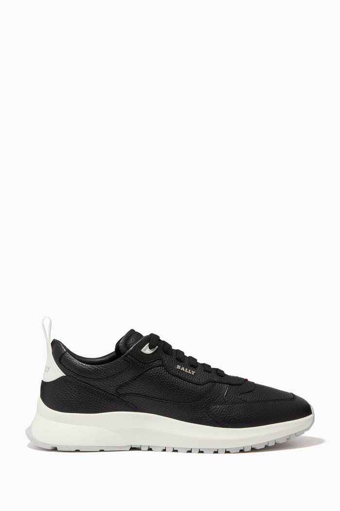 

Dave Low-top Sneakers in Bovine Leather, Black