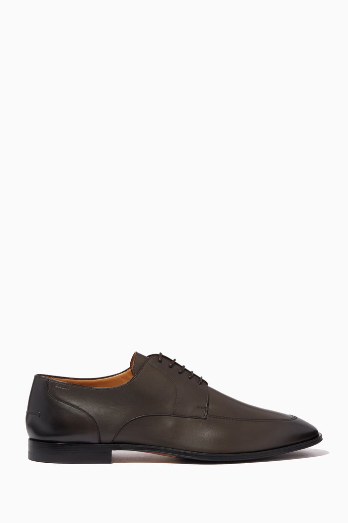 

Wedmer Lace-up Shoes in Calf Leather, Brown