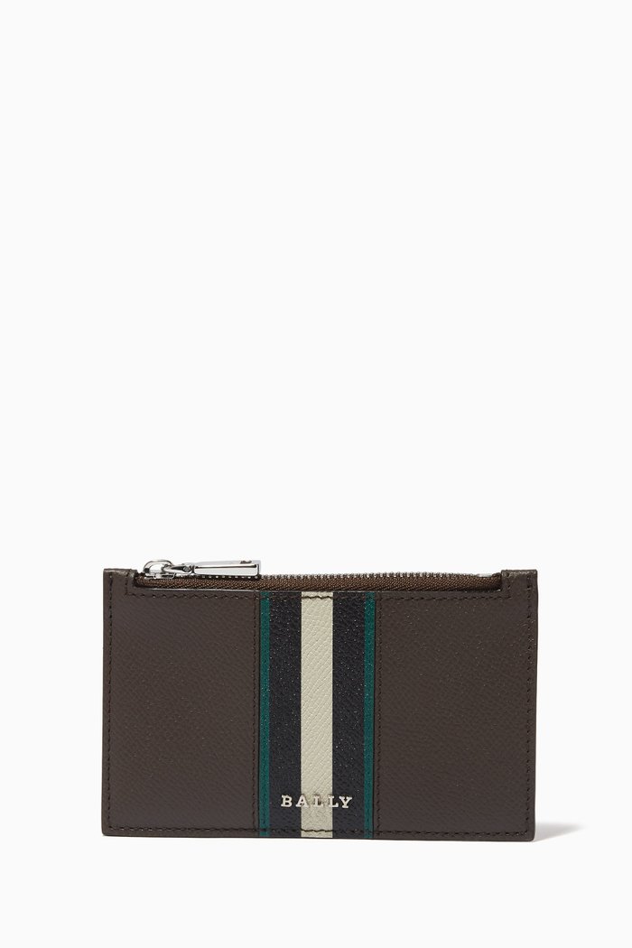 

Babe Card Holder in Calf-leather, Green