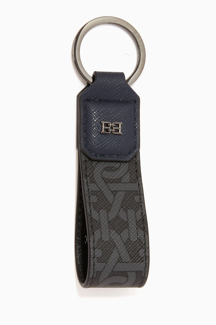 

Bass Monogram Keyring in TPU, Grey