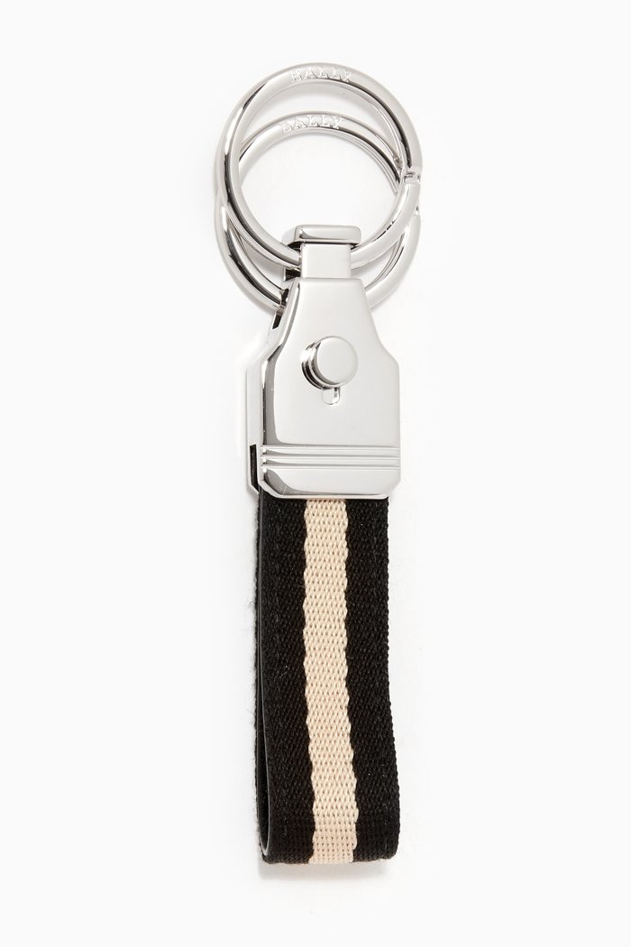 

Liron Key Ring in Cotton, Purple