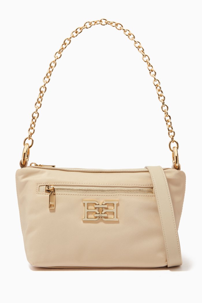 

Eyfel Crossbody Bag in Nylon, Neutral