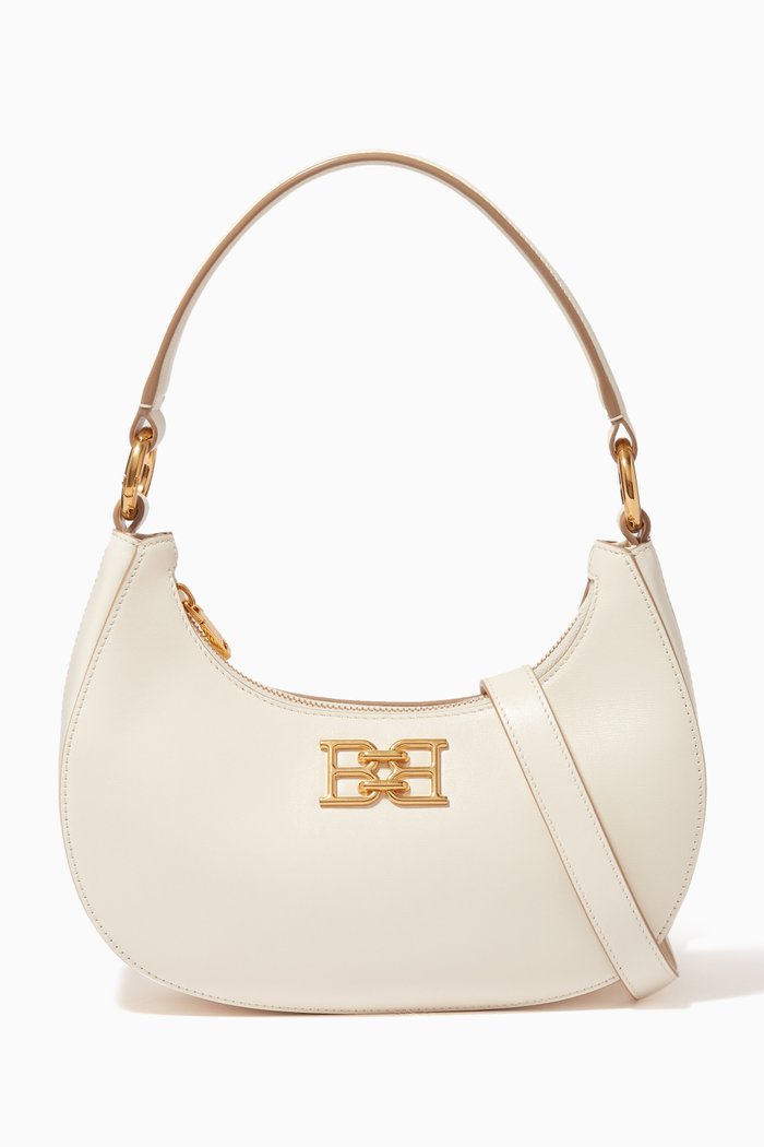 

Bleyr Top-handle Bag in Leather, Neutral