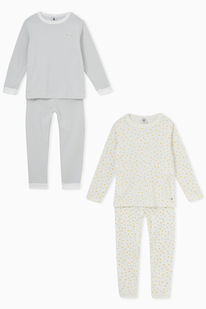 

Pyjamas in Cotton, Set of Two, Multicolour