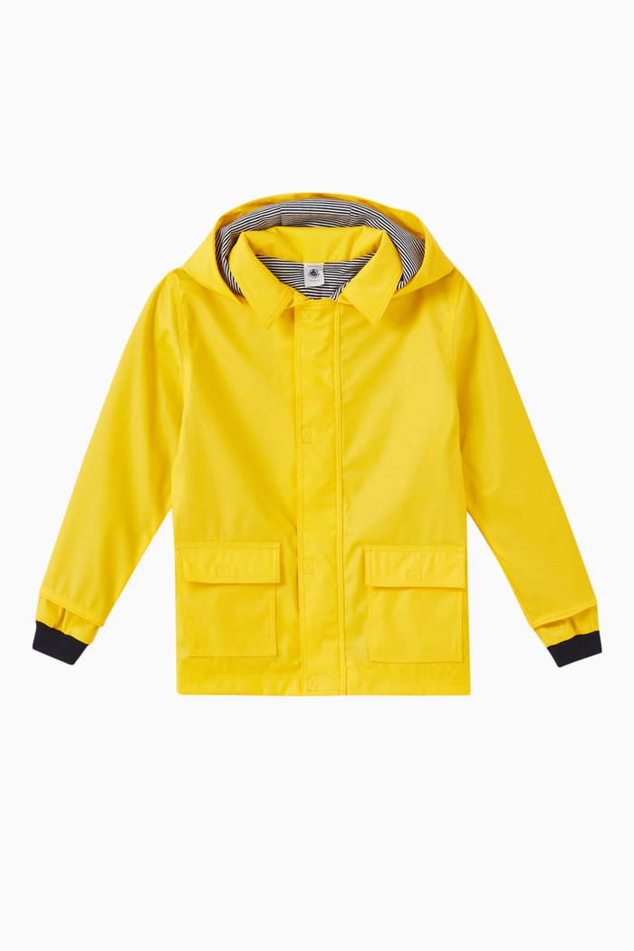 

Raincoat in Recycled Materials, Yellow