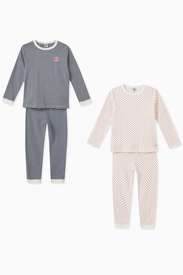 

Pyjamas in Cotton, Set of Two, Multicolour