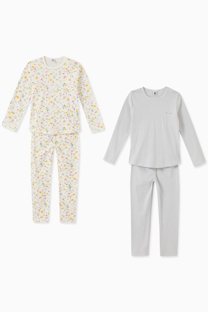 

Pyjamas in Cotton, Set of Two, Multicolour