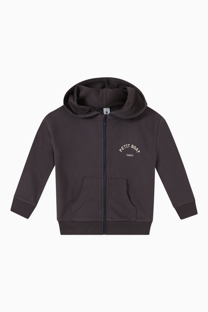 

Logo Hoodie in Cotton, Grey