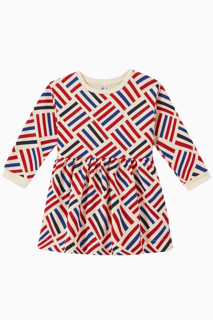 

Patterned Dress in Cotton, Multicolour