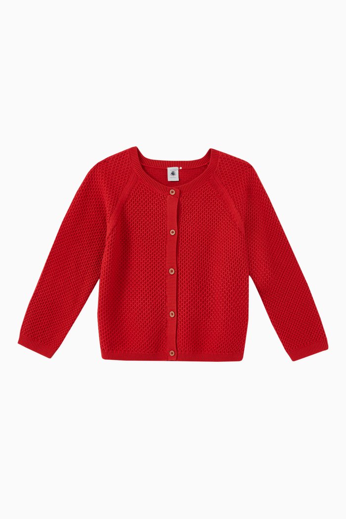 

Cardigan in Cotton, Red