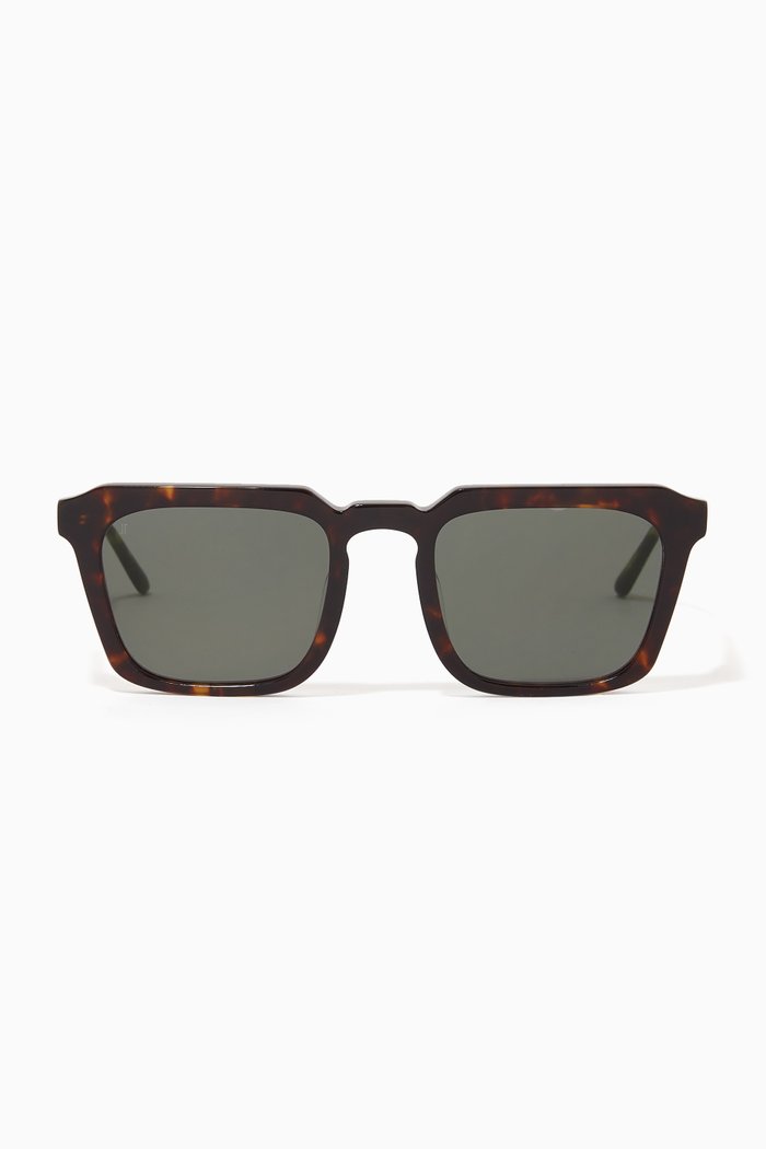 Dallas Sunglasses in Acetate & Metal, Multicolour