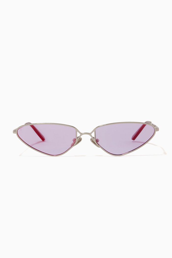 

Baby Rectangle Sunglasses in Metal, Pink