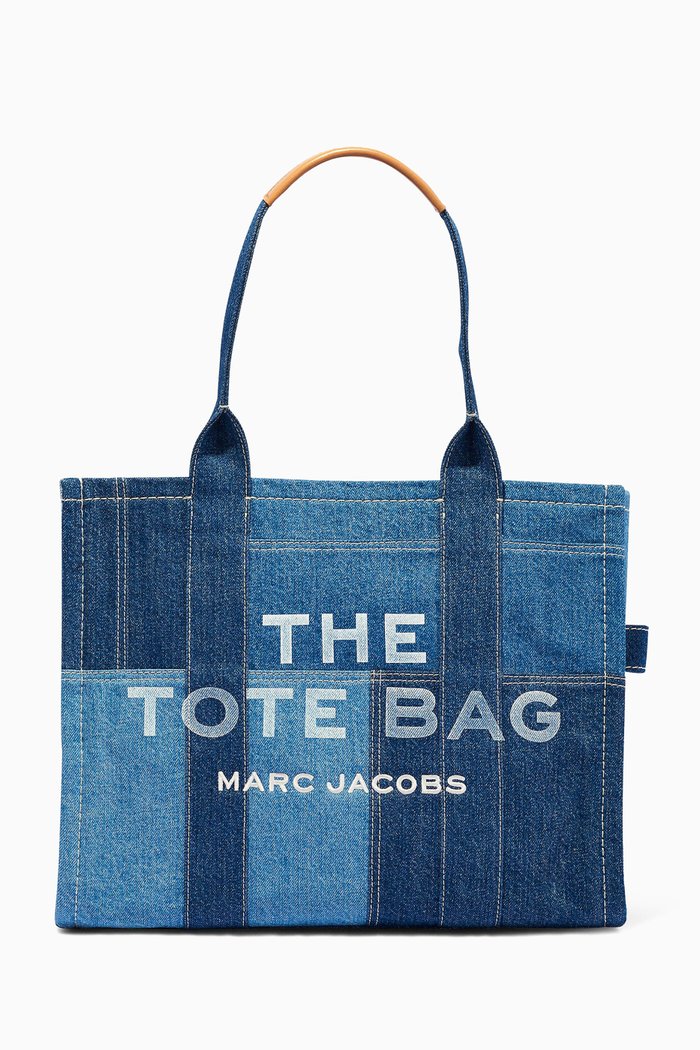 

The Large Tote Bag in Denim, Blue