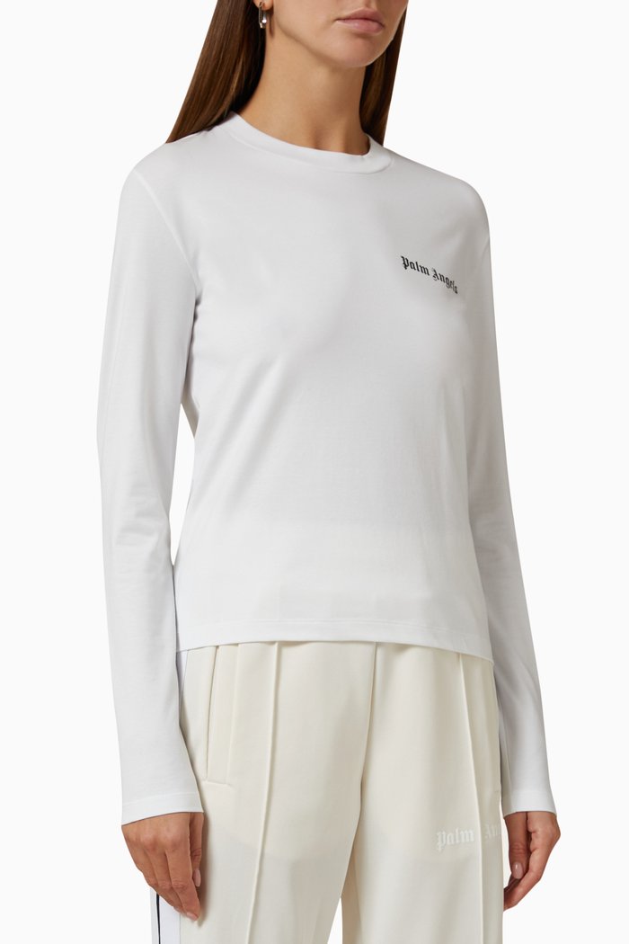 

Classic Logo Slim-fit T-shirt in Cotton Jersey, White