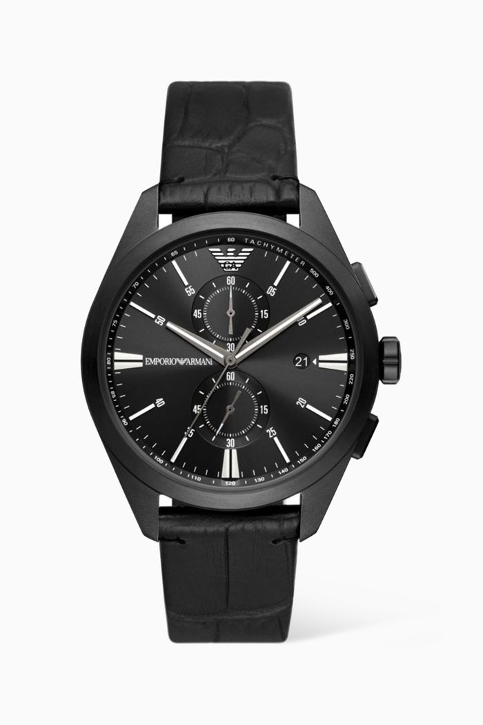 

Claudio Chrono Watch, 43mm, Black