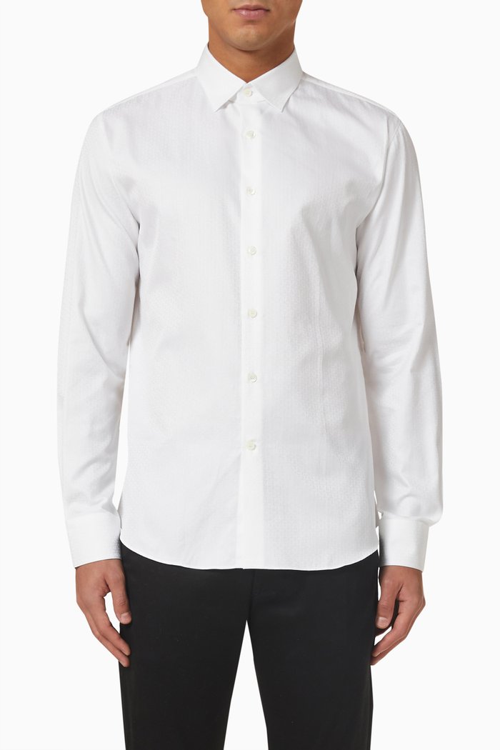 

Sporty Shirt in Cotton, White