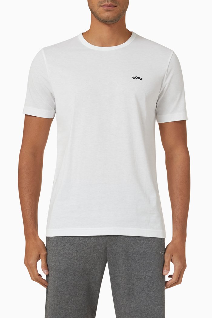 

Logo T-shirt in Organic Cotton, White