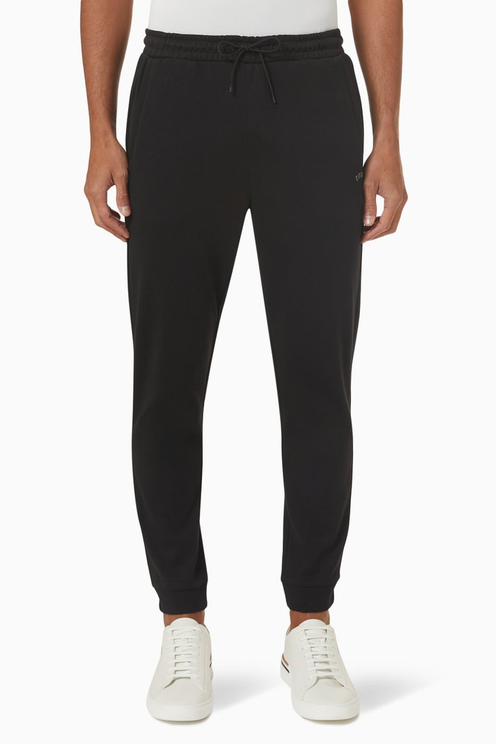 

Curved Logo Sweatpants in Cotton, Black