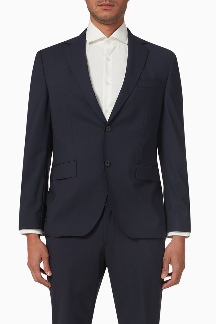

Jeckson Blazer in Wool, Blue
