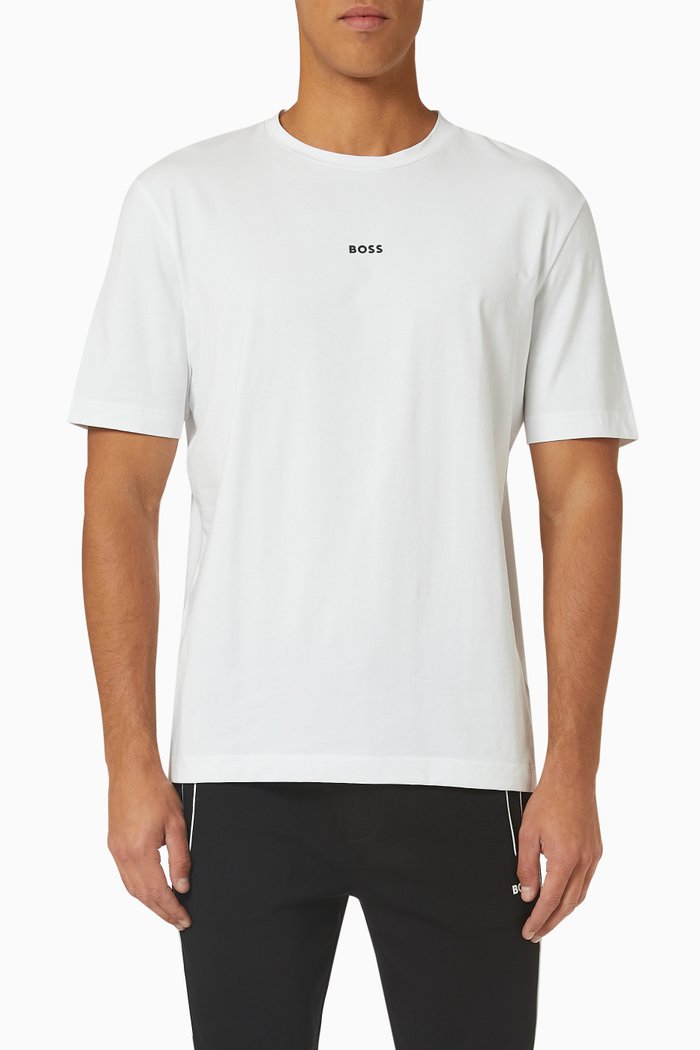 

Logo T-shirt in Cotton Jersey, White