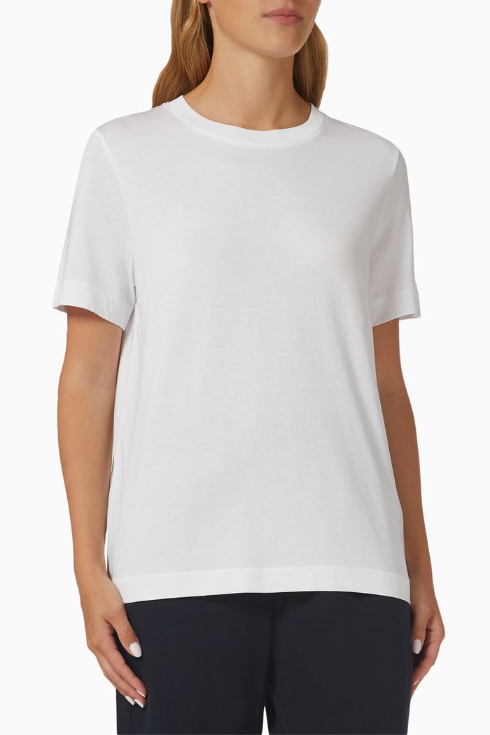 

Relaxed-fit T-shirt in Organic Cotton Jersey, White