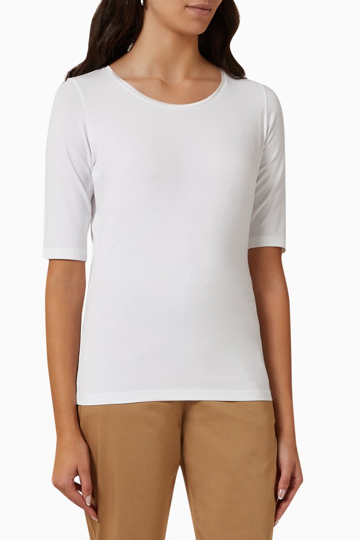 

Emmsi Top in Cotton, White