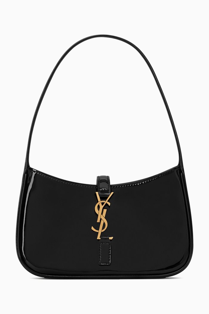 

Mini Le 5 à 7 Hobo Shoulder Bag in Leather, Black
