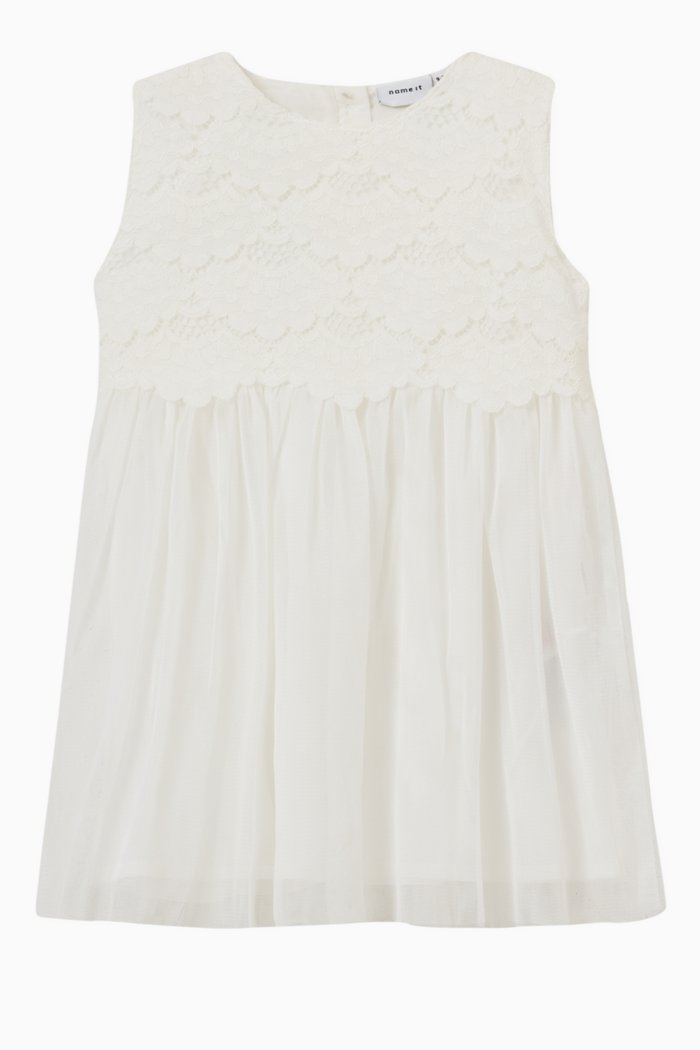 

Spencer Dress in Tulle, Neutral