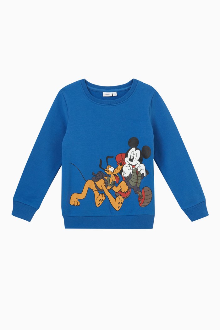 

Mickey Mouse Sweatshirt in Cotton, Blue