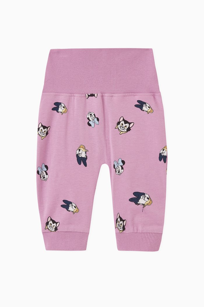 

Minnie Mouse-print Pants in Cotton-jersey, Purple