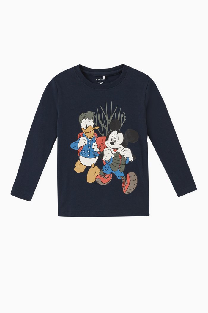 

Mickey & Friends Print T-shirt in Cotton-jersey, Blue