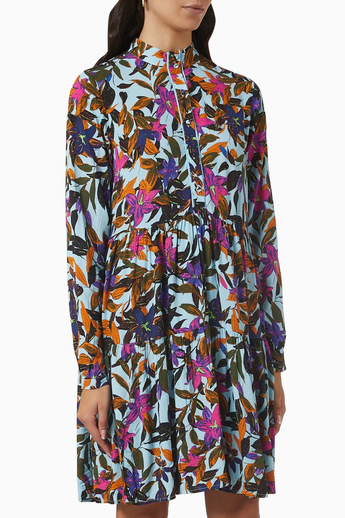 

Yasastara Floral-print Mini Dress in ECOVERO-viscose, Multicolour
