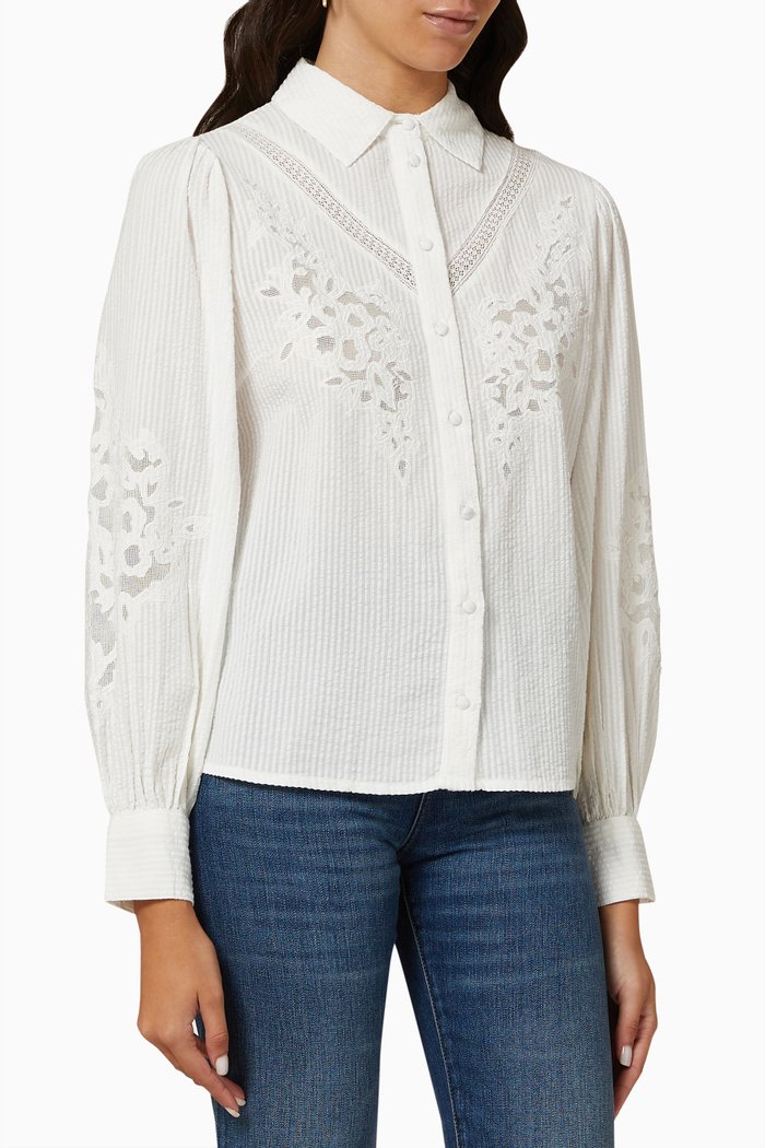 

Yasbittin Shirt in Cotton, Neutral