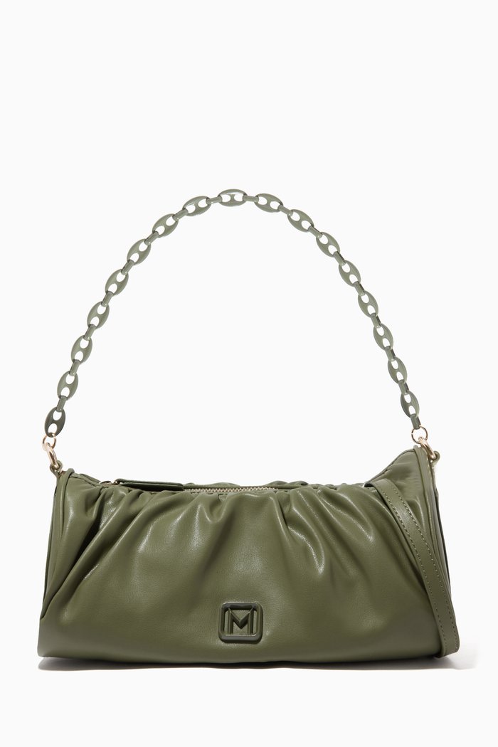 

Pescara Shoulder Bag in Faux Leather, Green