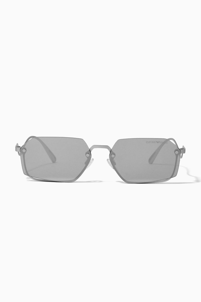 

Aviator Sunglasses in Metal, Silver