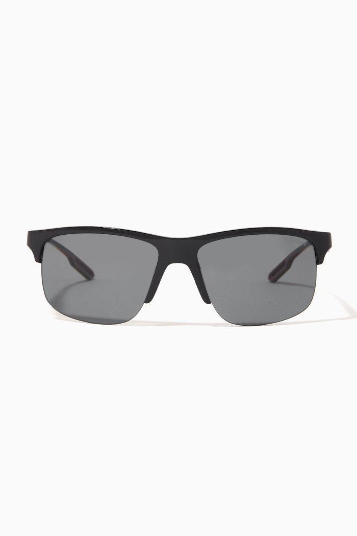 

D-frame Sunglasses in Acetate, Grey