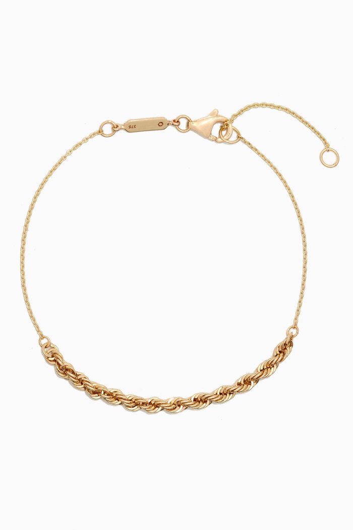 

Fine Twisted Bracelet in Yellow Gold Vermeil