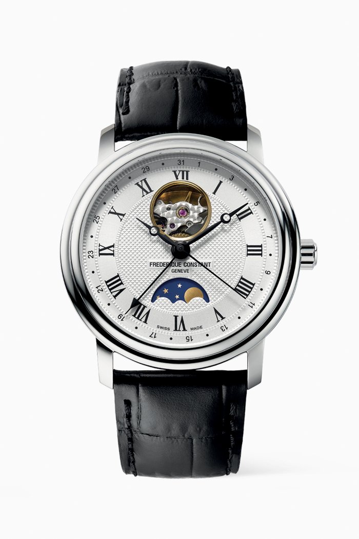 

Classics Heartbeat Moonphase Automatic Watch, 40mm, Silver