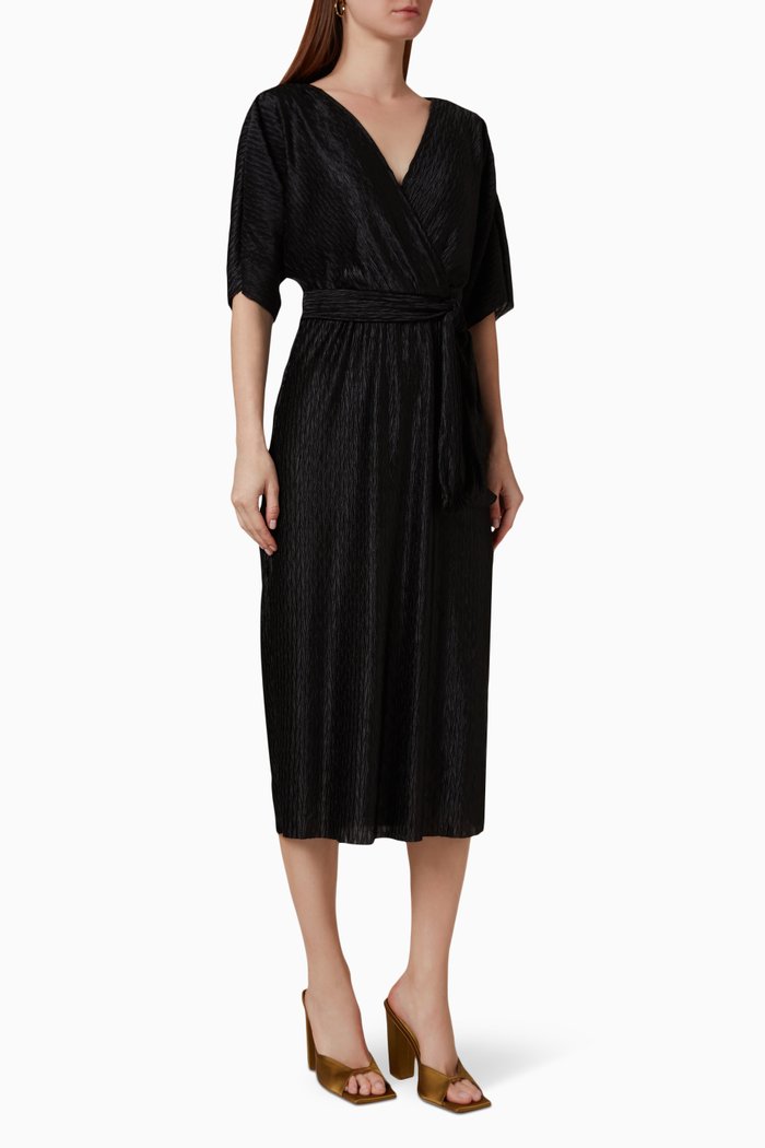 

Yasotolinda Midi Dress, Black