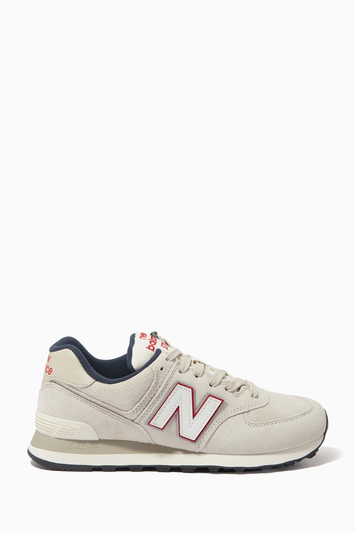 

574 Sneakers in Suede, Grey